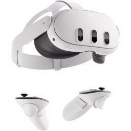 Set Ochelari VR Meta Quest 3, 128GB, White