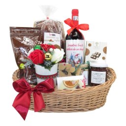 Cos cadou Craciun, Florile Dalbe, 10 produse naturale - ILIF312009