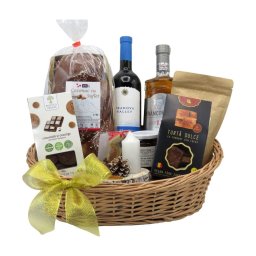 Cos cadou de Sarbatori, Anul Nou, 10 produse naturale - ILIF312008