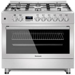 Aragaz electric Ravanson Top Chef KWGE-K90-6, 6 zone de gatit, 90 cm, inox