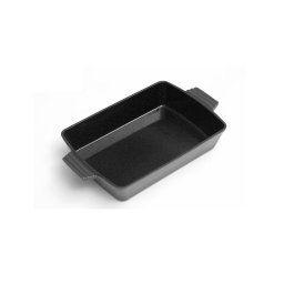 Tava pentru gatit HEINNER HR-ZVC-T33, fonta emailata, 33 x 23 cm, Gri Inchis