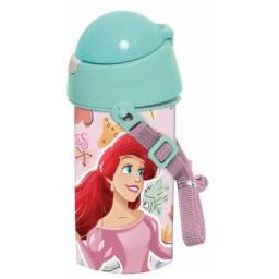 Sticla plastic cu pai fara BPA Ariel si printesele Disney 500 ml