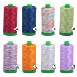 Ata cusut Aurifil 40wt, 1000mt - 100%Long Staple Mako Egyptian Cotton