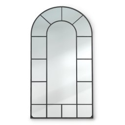 Casa Chic Archway, oglindă franțuzească de perete, ramă din aluminiu, 46 x 86 cm (AS0181192)