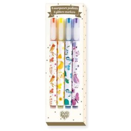 Set carioca (marker) cu sclipici Djeco