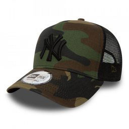 Sapca New Era a-frame trucker new york yankees camuflaj