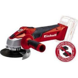 Einhell Polizor unghiular fără fir TC-AG 18/115 Li-Solo (rosu/negru, fara baterie/incarcator)