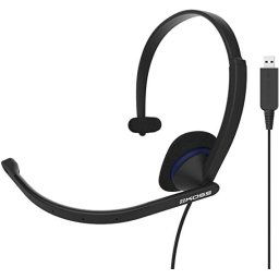 Casti CS195 USB Headsets, On-Ear, Wired, Microphone, Black