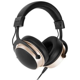 Casti 50mm cablu 3m Negru/Auriu