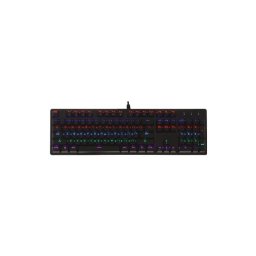 Tastatura cu cablu iluminata RGB mecanica US layout ART mechanical keyboard AK-51 Negru