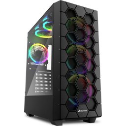 Carcasa Hex RGB Fara Sursa Negru