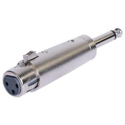 Accesorii Audio Hi-Fi ADAPTOR XLR MAMA - JACK 6.35 TATA MONO METAL