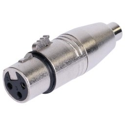 Accesorii Audio Hi-Fi ADAPTOR XLR TATA - RCA MAMA METAL