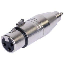 Accesorii Audio Hi-Fi ADAPTOR XLR MAMA - RCA TATA METAL