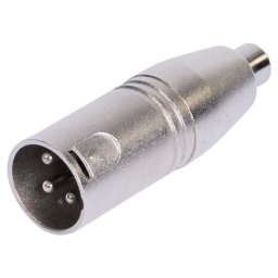 Accesorii Audio Hi-Fi ADAPTOR XLR TATA - RCA MAMA METAL