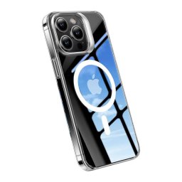 Husa UPRO Lstand Clear-Mag for iPhone 15 PRO (transparent)