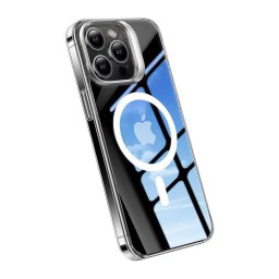 Husa Torras phone UPRO Lstand Mag - Husă telefon - compatibil cu Apple iPhone 15 - Kickstand / Suport - culoare Transparent