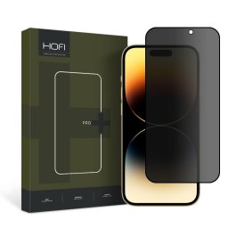 Privacy PRO+ - Folie protecție ecran din Sticlă securizată - compatibil cu Apple iPhone 15 Pro Max - Privacy, Full Glue