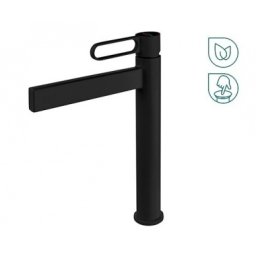 Baterie lavoar inalta FDesign Zaffiro negru mat