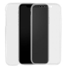 Husa Lemontti Silicon Full Cover 360 Transparent pentru Apple iPhone XR