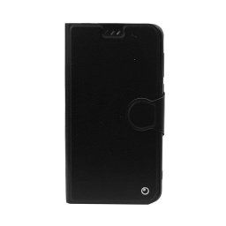 Husa Lemontti Book Jelly Negru pentru Huawei Y6 2017