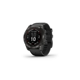 Ceas Garmin Fenix 7 Pro Sapphire Solar DLC Carbon Gray Tian/Black 51mm