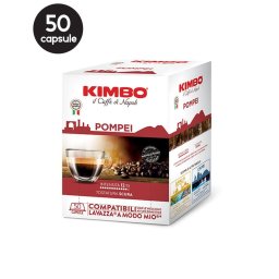 50 Capsule Kimbo Pompei – Compatibile A Modo Mio