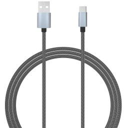 Cablu Lemontti USB la Type-C 1.5m Gri