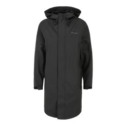 Kapten & Son Palton de primăvară-toamnă 'Everyday Rain Jacket Long' negru