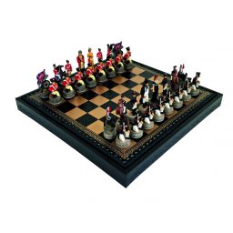 Set sah Batalia de la Waterloo cu tabla si cutie