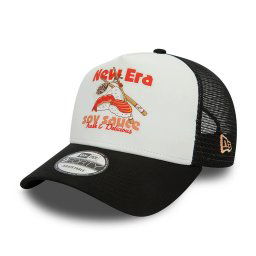 New Era sapca neagra a-frame trucker food sushi