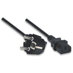 Cablu de alimentare, PC to Schuko, 1.8 m, Negru