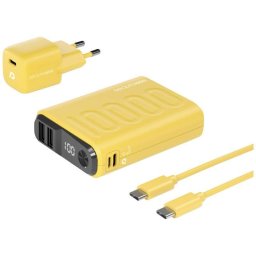 Baterie externa PB-10000 10000 mAh Li-ion USB, USB-C® Yellow