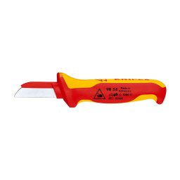 Cutit VDE KNIPEX pentru taiat cabluri, lama dreapta, izolat 1000 V, 190 mm, fabricat in Germania 98 54
