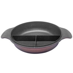 Caserola joasa Neoklein CSL30-Royal, 30 cm, fara capac, aluminiu turnat, invelis anti-aderent, Bronz