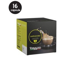 16 Capsule Caffe Toraldo Cappuccino - Compatibile Dolce Gusto