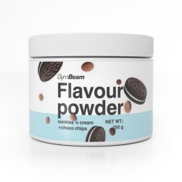 GymBeam Flavour 250 g biscuiți cu cremă și fulgi de ciocolată