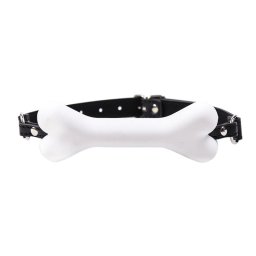 LateToBed BDSM Line Bone Ball Gag White
