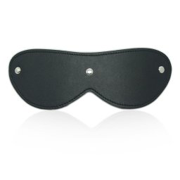 LateToBed BDSM Line Blindfold with 3 Rivets Black