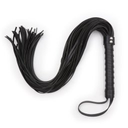 LateToBed BDSM Line Cord Flogger 70cm Black