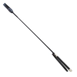 LateToBed BDSM Line Riding Crop 66cm Black