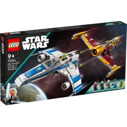 LEGO Star Wars 75364 - E-Wing al Noii Republici vs Starfighter-ul lui Shin Hati