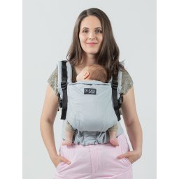 Isara The One, Pearl Grey, Marsupiu Ergonomic