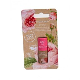 Balsam buze nuantat, vegan, zero plastic, Rose, Beauty Made Easy, 5.5 g