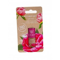Balsam buze nuantat, vegan, zero plastic, Peony, Beauty Made Easy, 5.5 g