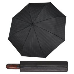 Umbrela ploaie Doppler Business XM neagra/dungi gri