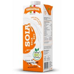 Bautura vegetala BIO din soia integrala(fara zahar) Terra e Pane