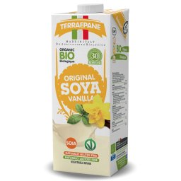 Bautura vegetala BIO din soia integrala si vanilie Terra e Pane