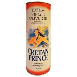 Ulei de Masline Extravirgin cutie metalica de 1l Cretan Prince