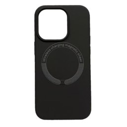 Husa Telefon Silicon MagSafe iPhone 14 6.1 Matte Black
